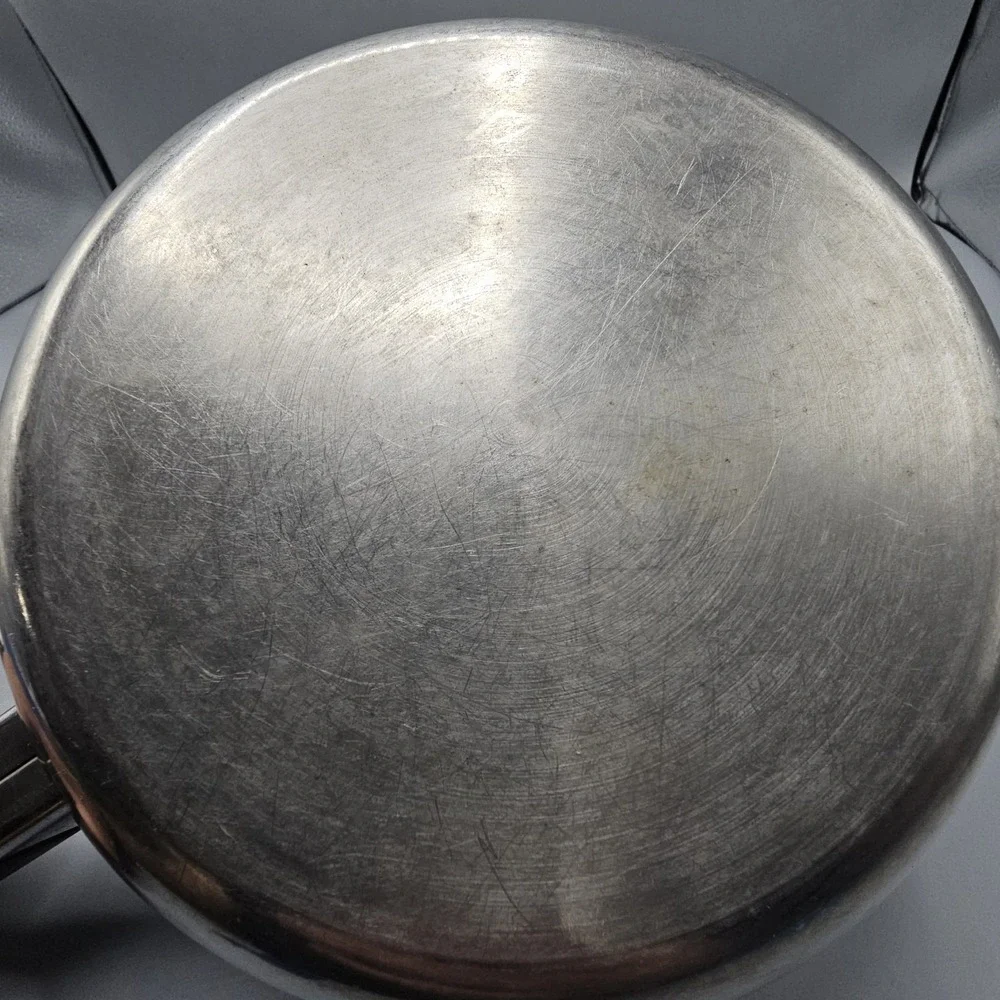 Vintage Aristo-Craft 2 QT Stainless Steel Square Saucepan Pot W/ Lid Made USA